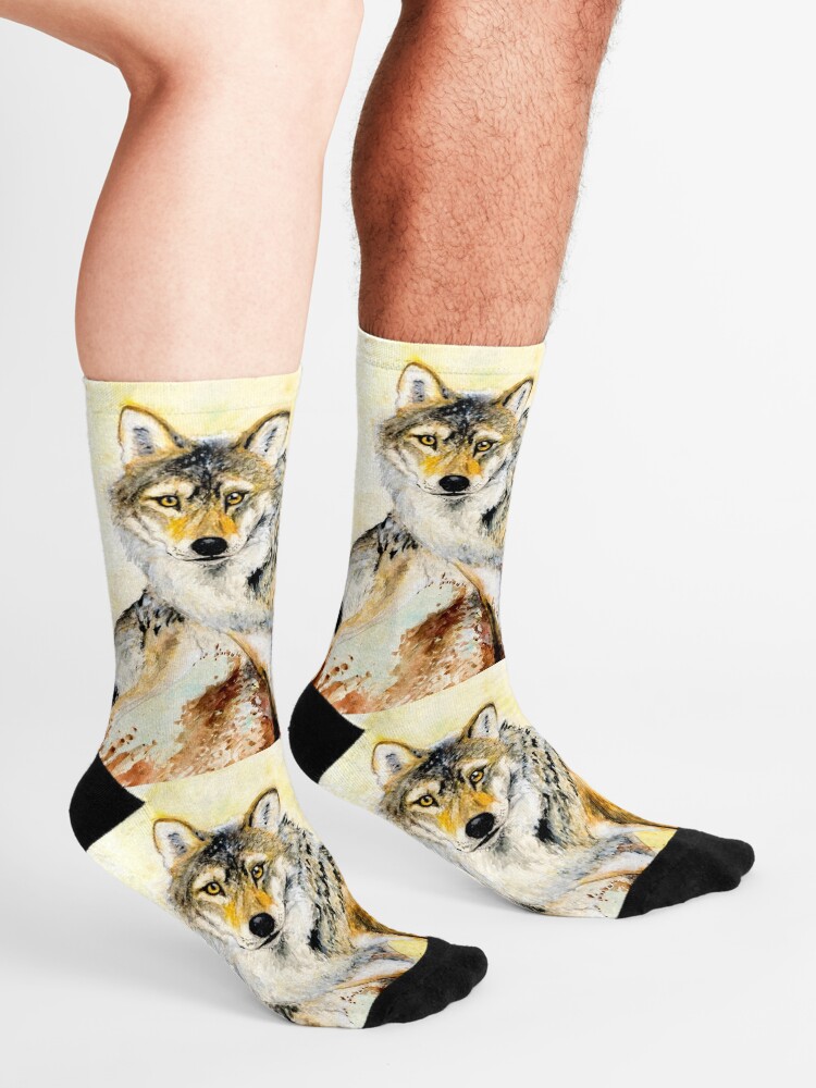 Vista alternativa de Calcetines Totem Wolf: Gray wolf