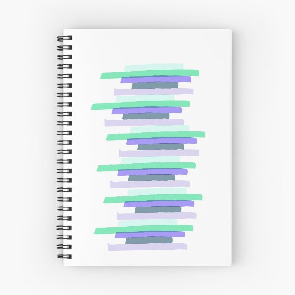 Item preview, Blue Ocean waves abstract stripes designed and sold by Carolina Salazar.