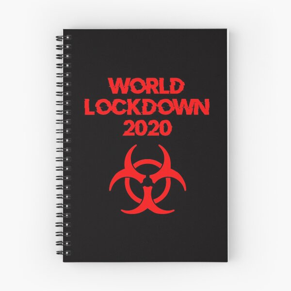 Item preview, World Lockdown 2020 Pandemic Symbol (Red) designed and sold by DafyddEm.