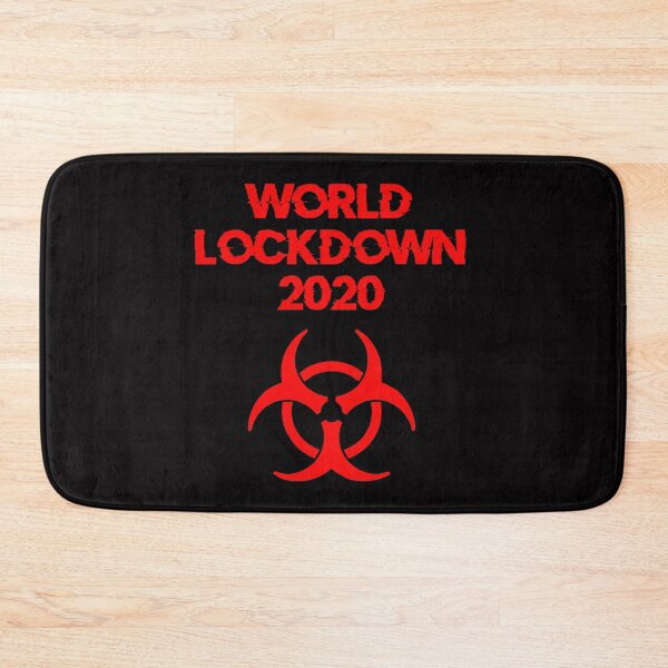 Item preview, World Lockdown 2020 Pandemic Symbol (Red) designed and sold by DafyddEm.