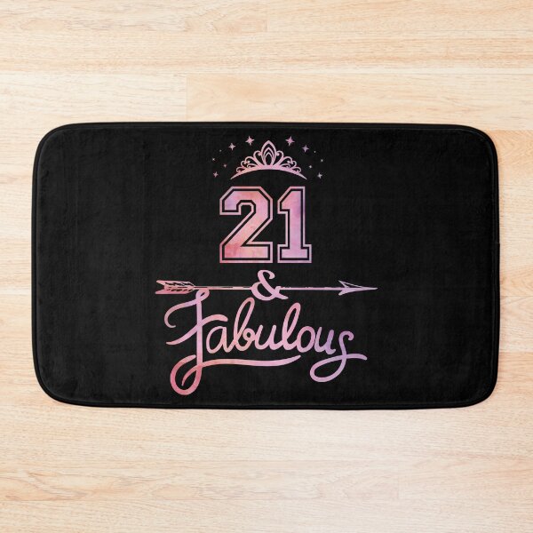Item preview, Women 21 Years Old And Fabulous Happy 21st Birthday print designed and sold by Grabitees.
