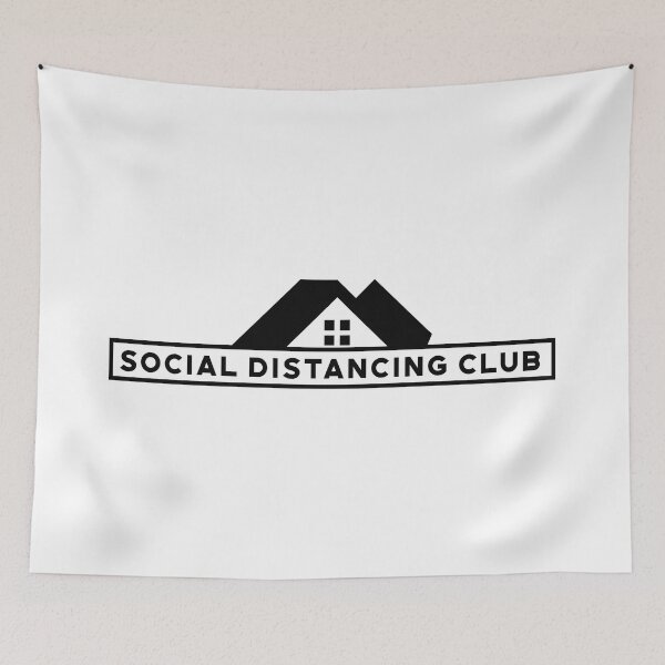Item preview, Social Distancing Club designed and sold by emilieroy.