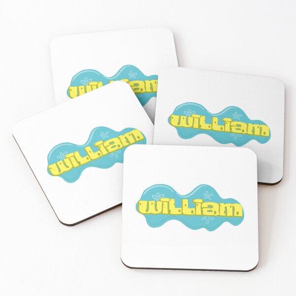 Item preview, Boy Name William in SpongeBob Cartoon Style designed and sold by Space-Bug.