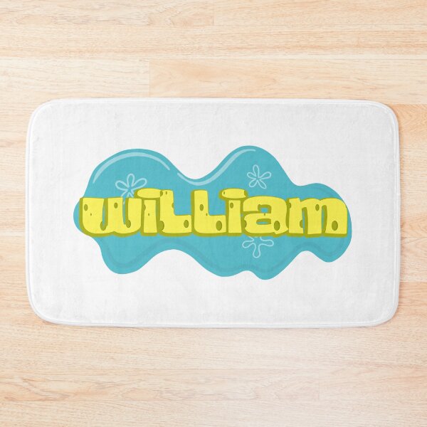 Item preview, Boy Name William in SpongeBob Cartoon Style designed and sold by Space-Bug.