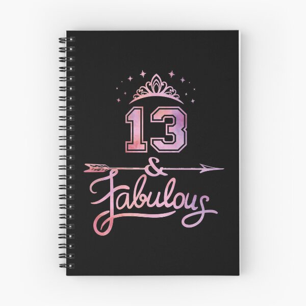 Aperçu de l'œuvre Filles 13 ans et fille fabuleuse 13e anniversaire produit créée et vendue par Grabitees.