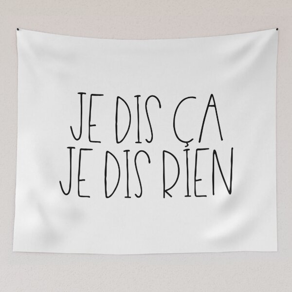 Item preview, Je dis ça je dis rien designed and sold by TheLemonBox.