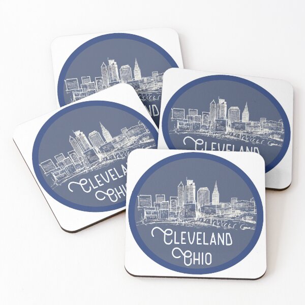 Item preview, Cleveland Skyline Vintage Decal designed and sold by Decal Mania.