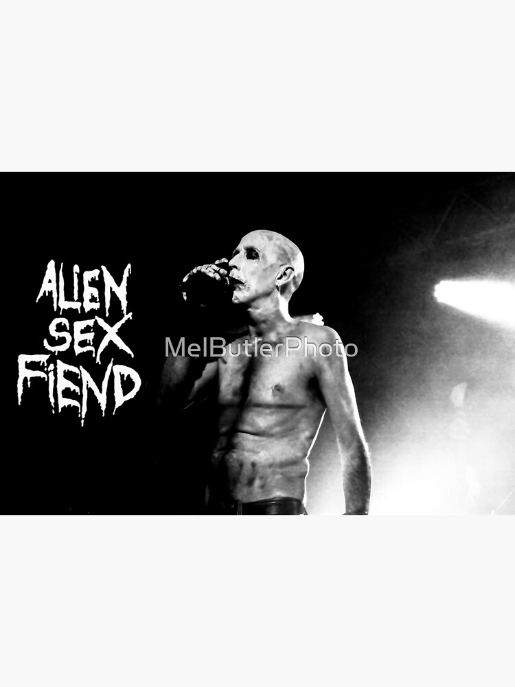 Nik Fiend Alien Sex Fiend Art Print for Sale by MelButlerPhoto  