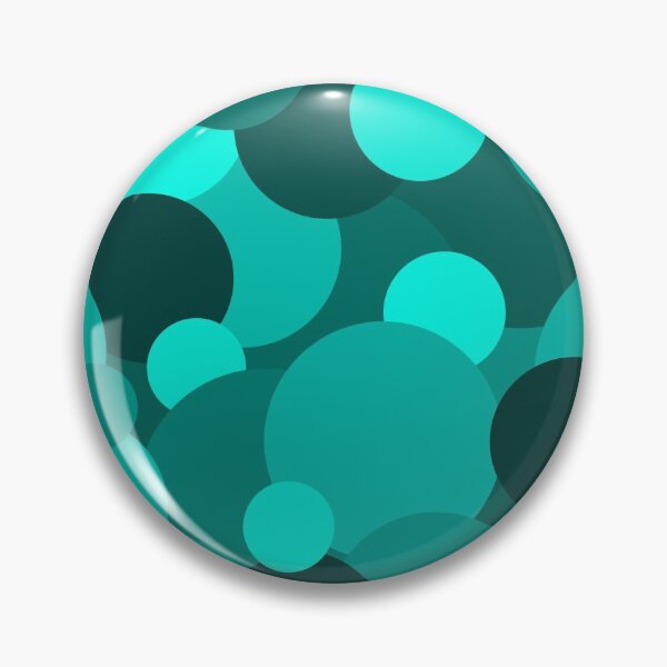Item preview, Teal Circle Pattern designed and sold by DanaAndTheBooks.