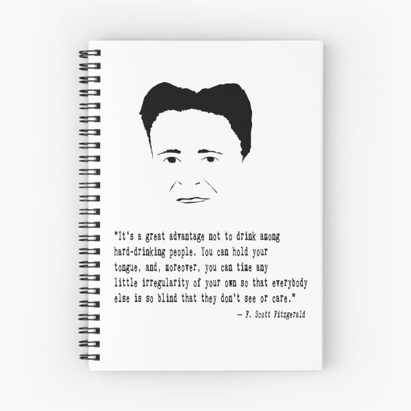 Item preview, F. Scott Fitzgerald Quote designed and sold by The Dead  Writers Circle.