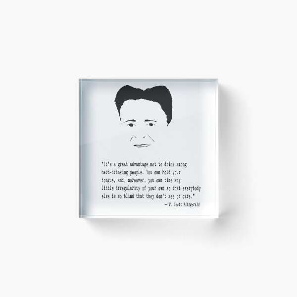 Item preview, F. Scott Fitzgerald Quote designed and sold by The Dead  Writers Circle.