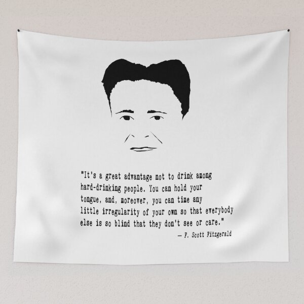 Item preview, F. Scott Fitzgerald Quote designed and sold by The Dead  Writers Circle.