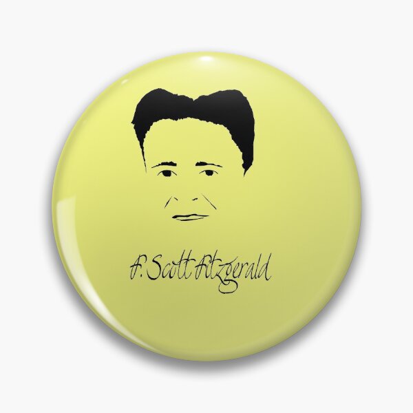 Item preview, F. Scott Fitzgerald designed and sold by The Dead  Writers Circle.