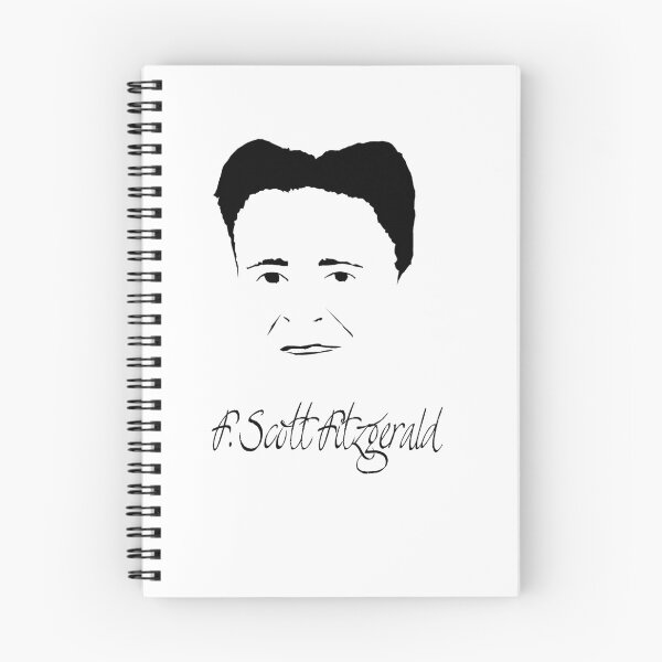 Item preview, F. Scott Fitzgerald designed and sold by The Dead  Writers Circle.