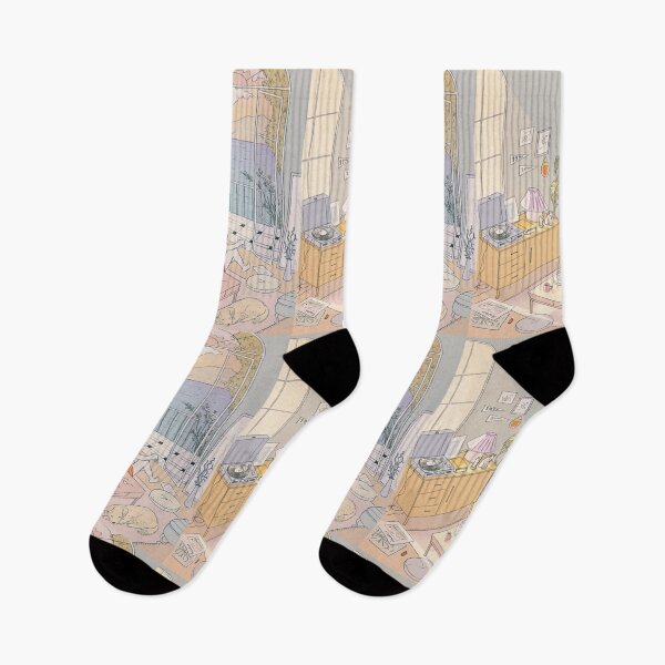 Item preview, Girl relaxing in apartment with dog and balcony open to the sea and fresh breeze designed and sold by MindChirp.