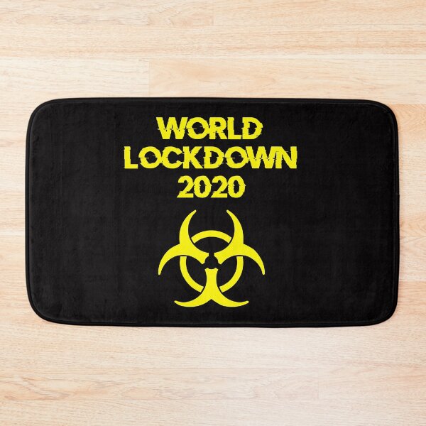 Item preview, World Lockdown 2020 Pandemic Symbol (Yellow) designed and sold by DafyddEm.