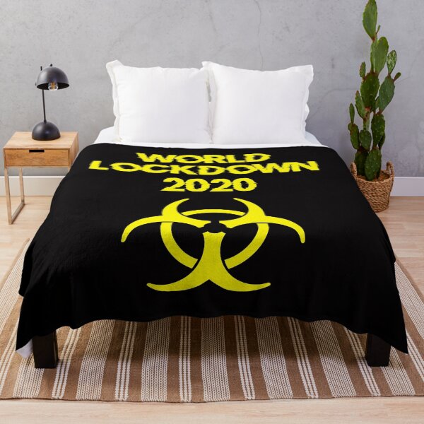 Item preview, World Lockdown 2020 Pandemic Symbol (Yellow) designed and sold by DafyddEm.