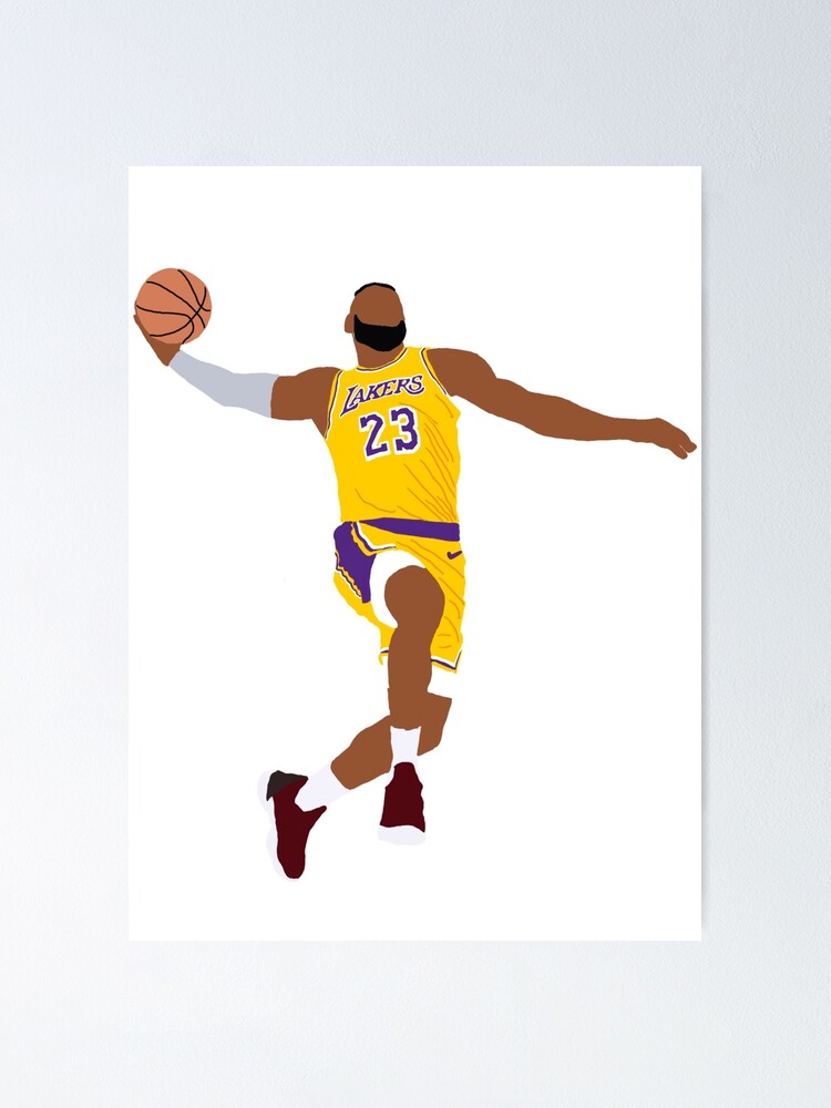 lebron james life size poster