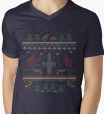 Ugly Firefly Christmas Sweater Men's V-Neck T-Shirt