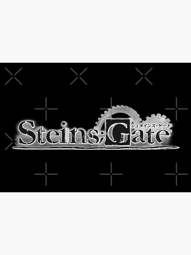 Steins Gate Title Gears Art Board Print By Symbolized Redbubble