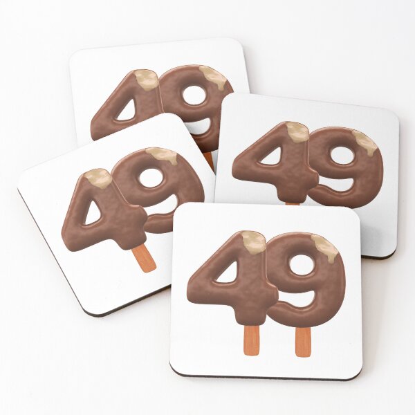 Item preview, 49 Ice Cream Forty Nine Number 3d Chocolate designed and sold by HelloFromAja.