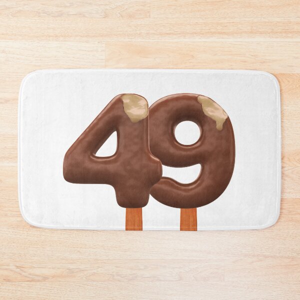 Item preview, 49 Ice Cream Forty Nine Number 3d Chocolate designed and sold by HelloFromAja.