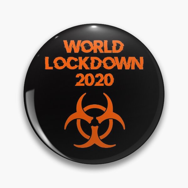 Item preview, World Lockdown 2020 Pandemic Symbol (Orange) designed and sold by DafyddEm.