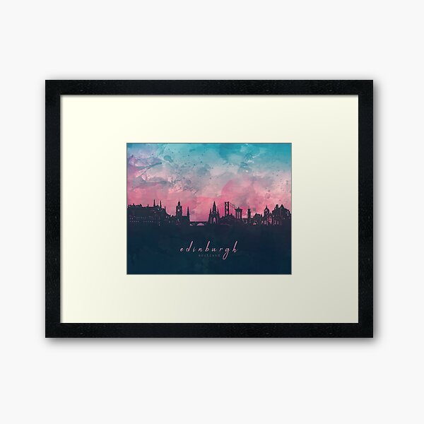 Item preview, edinburgh skyline designed and sold by BekimART2.