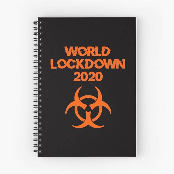 Item preview, World Lockdown 2020 Pandemic Symbol (Orange) designed and sold by DafyddEm.