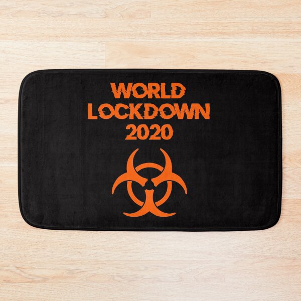 Item preview, World Lockdown 2020 Pandemic Symbol (Orange) designed and sold by DafyddEm.