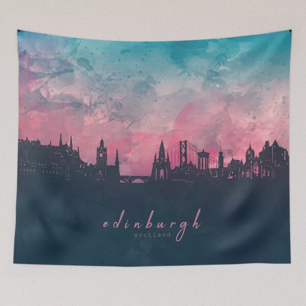 Item preview, edinburgh skyline designed and sold by BekimART2.