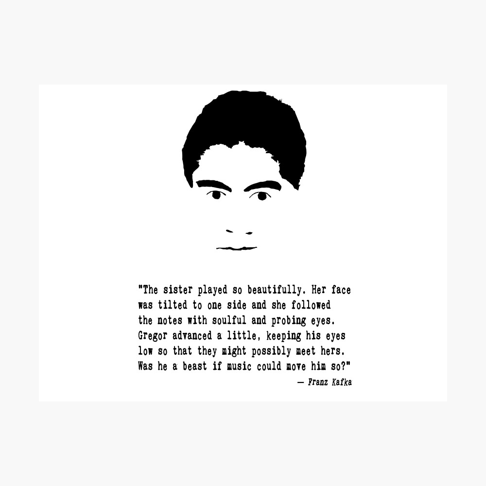 Franz Kafka Zitat Poster Von Deadwriters Redbubble