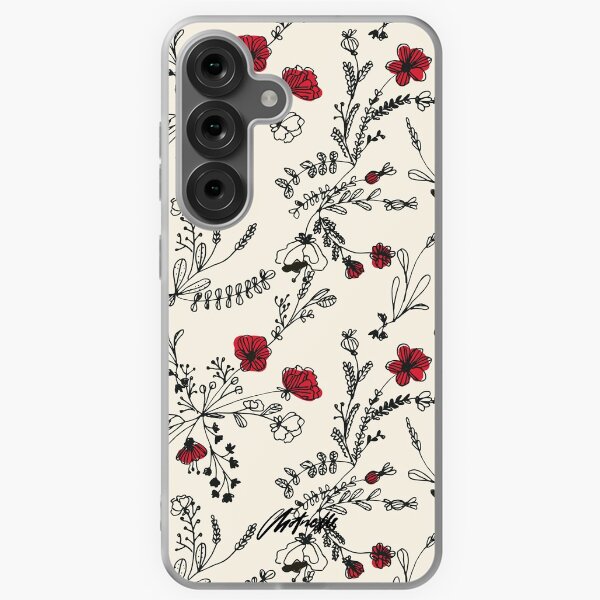 Item preview, Red Flower Pattern designed and sold by chotnelle.