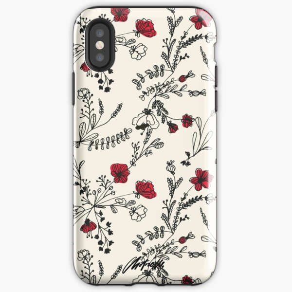 Item preview, Red Flower Pattern designed and sold by chotnelle.