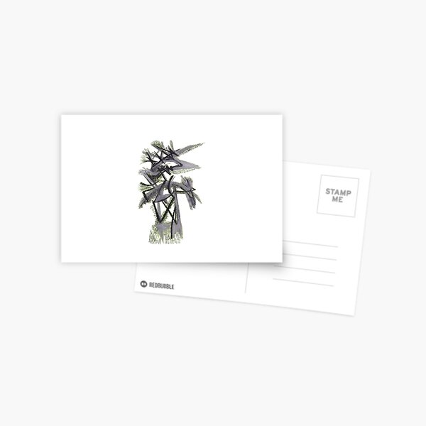 Träumender Vogel Postkarte