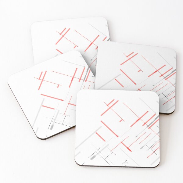 Item preview, Gray Red pattern Scandinavian minimal designed and sold by Carolina Salazar.