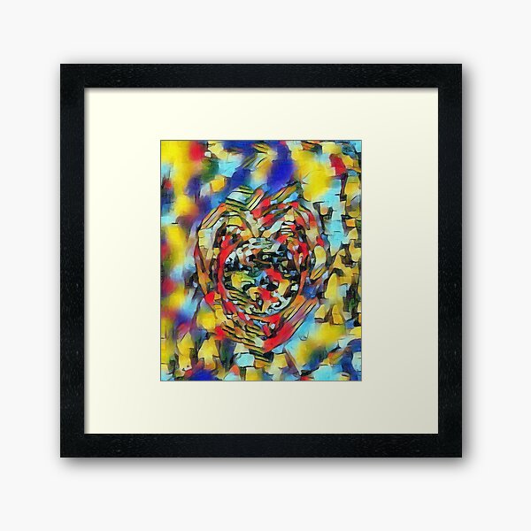 Spread the Love around the World #17 Helping People Heal xx Designed & Created by © Janet Watson Art Framed Art Print