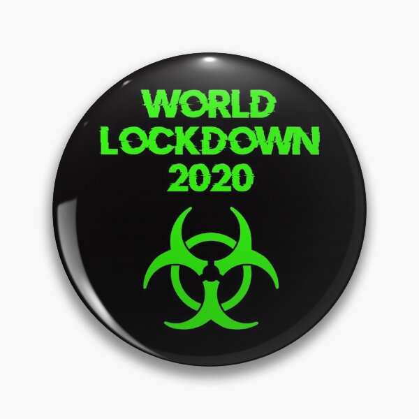 Item preview, World Lockdown 2020 Pandemic Symbol (Green) designed and sold by DafyddEm.