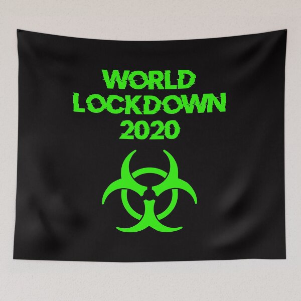 Item preview, World Lockdown 2020 Pandemic Symbol (Green) designed and sold by DafyddEm.
