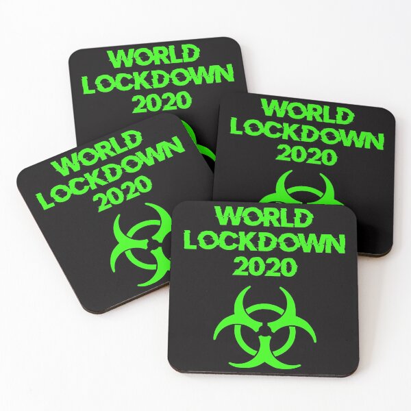 Item preview, World Lockdown 2020 Pandemic Symbol (Green) designed and sold by DafyddEm.