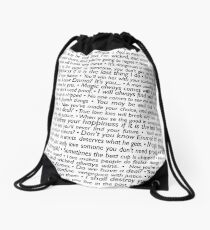 Once Upon A Time - Quotes Drawstring Bag