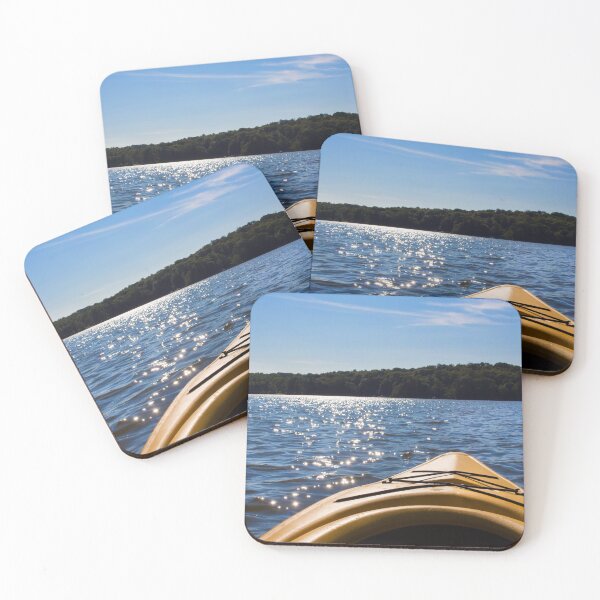 Item preview, Landscape of a northern lake viewed from a kayak  designed and sold by LevyAmanda.