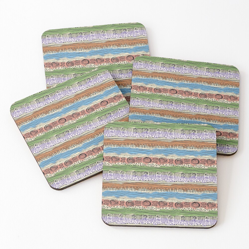 Item preview, Coasters (Set of 4) designed and sold by mythandframe.