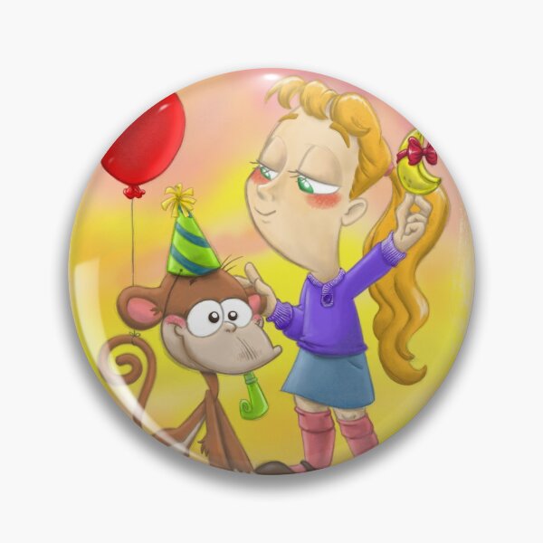 A Birthday Present for Monkey Pin