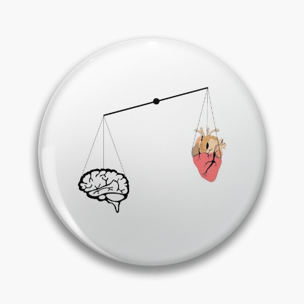 Item preview, Brain vs heart designed and sold by darkorikalo.