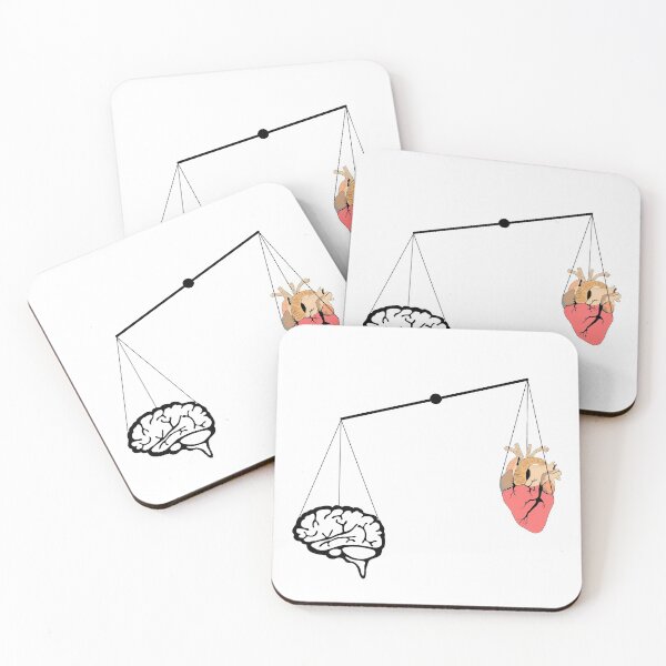 Item preview, Brain vs heart designed and sold by darkorikalo.