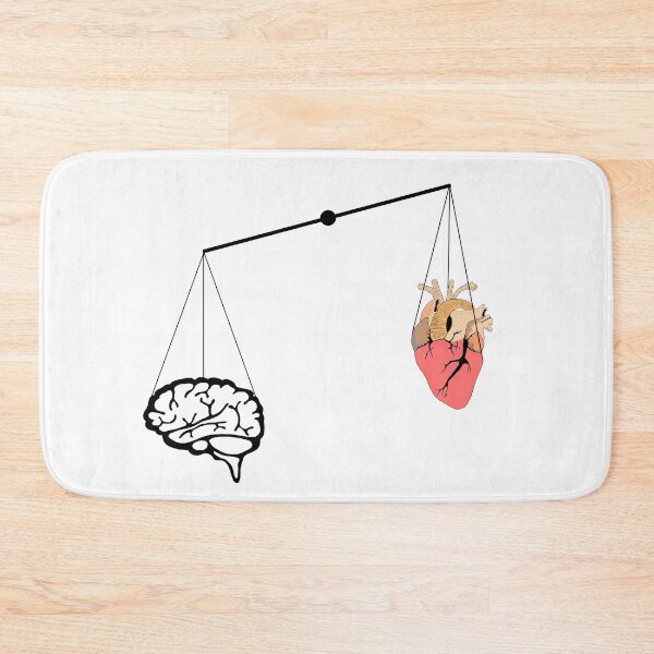 Item preview, Brain vs heart designed and sold by darkorikalo.