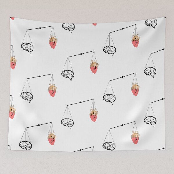 Item preview, Brain vs heart designed and sold by darkorikalo.