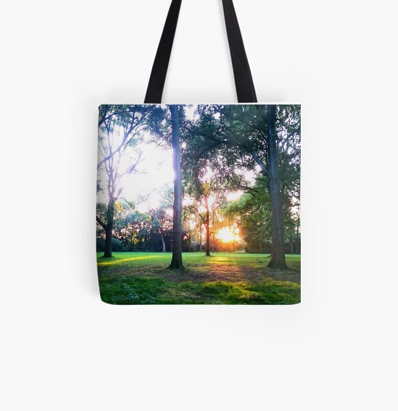Sunset in the bush All Over Print Tote Bag