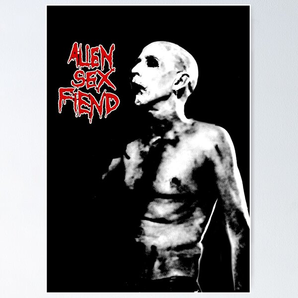 Item preview, Nik Fiend, Alien Sex Fiend  designed and sold by MelButlerPhoto.